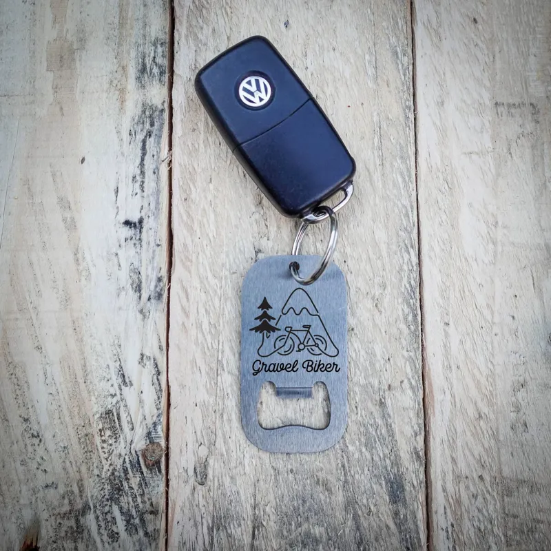 Gravel Biker - Key Ring and Bottle Opener-1